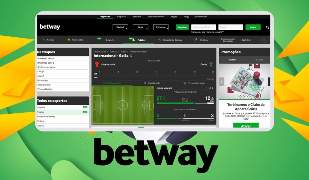 Betway Brasil aposta no futebol e ganha online