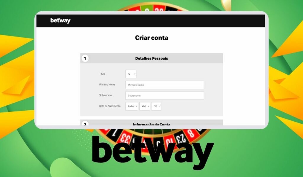 Betway Brasil como criar uma conta de cassino