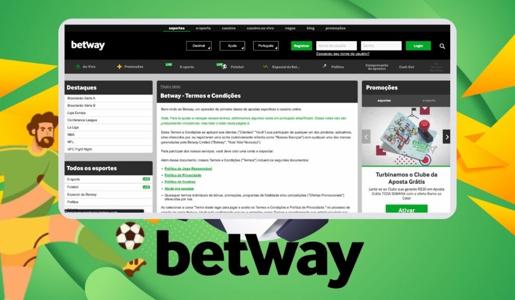 Betway Brasil é a plataforma de apostas e cassino legal